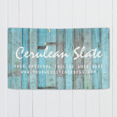 Rustic Turquoise Wood  & Boho Chic Boutique Spandoek