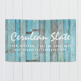 Rustic Turquoise Wood  & Boho Chic Boutique Spandoek
