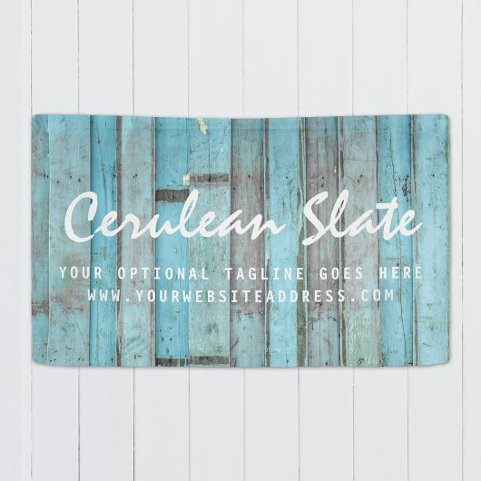 Rustic Turquoise Wood  & Boho Chic Boutique Spandoek