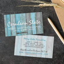 Rustic Turquoise Wood & Boho Chic Boutique