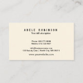 Rustic Turquoise Wood Seashells Hot Pink Starfish Visitekaartje (Achterkant)