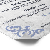 Rustic Tuscan western keukendiner kok Poster (Hoek)