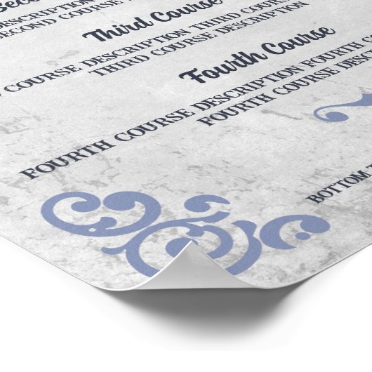 Rustic Tuscan western keukendiner kok Poster (Hoek)