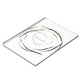 Rustic Twijntanden Twijntakken met het Grote Aange Notitieboek (Linkerzijde)