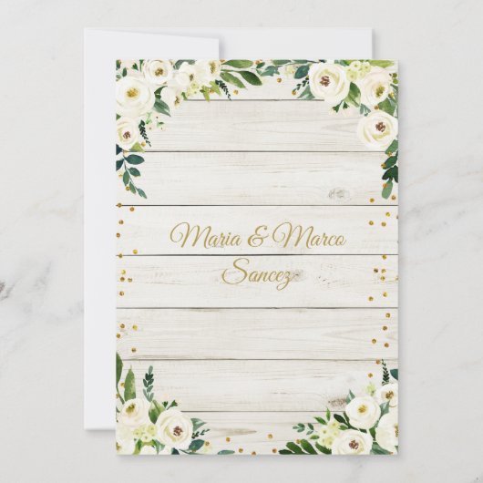 Rustic Twin Mexican Baptism & Third Birthday Kaart (Achterkant)