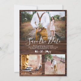 Rustic Typewriter Lettertype Bewaar De Datum FOTOC Save The Date