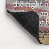 Rustic Typografie 2e wijziging Amerikaanse vlag Muismat (Hoek)