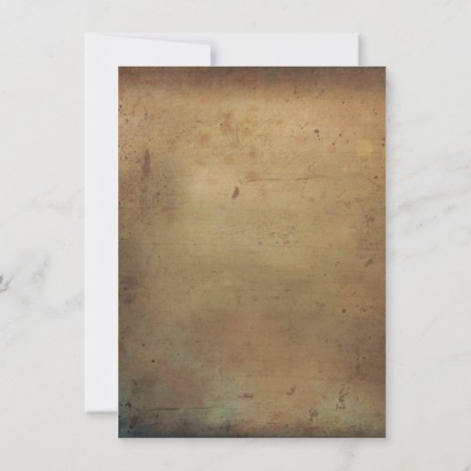  Rustic Typography Wedding Invitations Kaart (Achterkant)