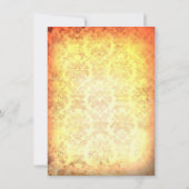  Rustic Typography Wedding Invitations Kaart (Achterkant)