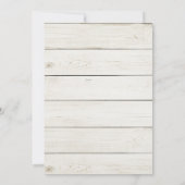 Rustic Umbrella April Shower brengt May Flowers Kaart (Achterkant)