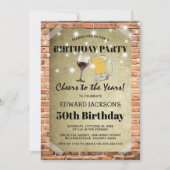 Rustic Urban Birthday Party | Cheers in de jaren Kaart (Voorkant)