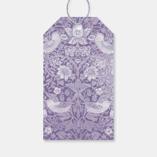 Rustic Uw  vogelpatroon foto Cadeaulabel (Achterkant)