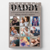 Rustic Vaderdag 9 Foto Fotoplaat (voorkant)