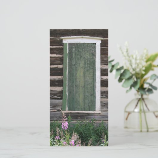 Rustic-vensterfotokaart (Staand voorkant)