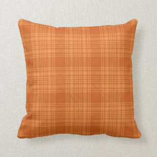 Rustic verbrande oranje en gele herfst karostof kussen