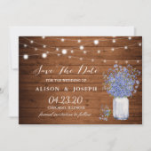 Rustic vergeet niet dat ik geen last heb van het h save the date (Voorkant)
