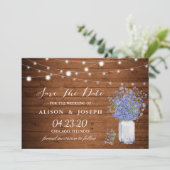 Rustic vergeet niet dat ik geen last heb van het h save the date (Staand voorkant)