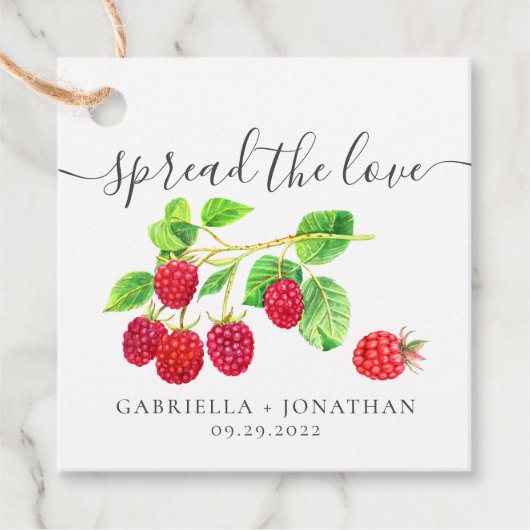 Rustic verspreidt het fragment van de liefdesframb bedankjes labels (Voorkant)