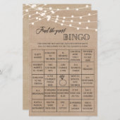 Rustic vind het spel van het vrijgezellenfeest van (Voorkant / Achterkant)