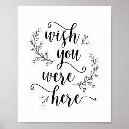 Rustic Vines Wedding Wish je was hier Poster