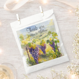 Rustic Vineyard Grapes Lemons Italy Wedding   Bedankzakje