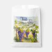 Rustic Vineyard Grapes Lemons Italy Wedding   Bedankzakje (Voorkant)
