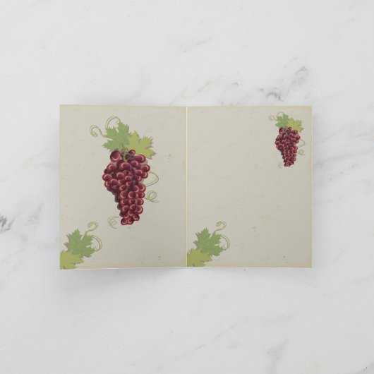 Rustic Vineyard Winery Dank u notitiekaarten (Binnen)