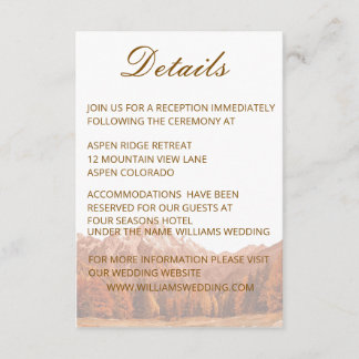 RUSTIC VINTAGE BROWN  DETAILS WEEDING INVITE  INFORMATIEKAARTJE