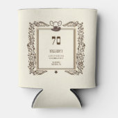 Rustic Vintage Cowboy Western Barn Elegant  Blikjeskoeler (Voorkant)