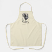 Rustic Vintage Hen Family Name Farm  Schort (Voorkant)