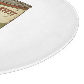 Rustic Vintage Spiced Tomato Can Snijplank (Hoek)