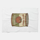 Rustic Vintage Spiced Tomato Can Theedoek (Horizontaal)