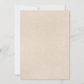 Rustic Vintage Wedding Invitations Kaart (Achterkant)