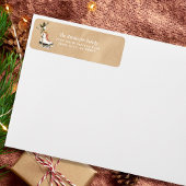 Rustic Vintage Winter Kraft Etiket