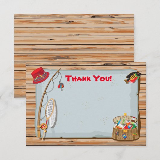 Rustic Vist Creditcard Notitiekaartje (Voorkant / Achterkant)