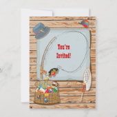 Rustic Viste Birthday Party Twins Invitations Kaart (Achterkant)