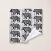 Rustic Walking Beer Shiplap Wood Bath Towel Set Bad Handdoek (Wasdoekje)