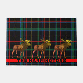 Rustic Walking Moose Pset Deurmat