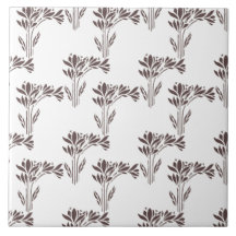 Rustic Warm Brown Stylized Botanica