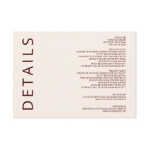 Rustic Warm Burgundy Modern minimalistisch huwelij