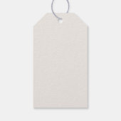 Rustic Watercolor Bloemen Bruiloft Bedankt Cadeaulabel (Achterkant)