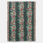 Rustic Watercolor Border Deken (Voorkant Verticaal)