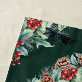 Rustic Watercolor Border Strandlaken (In situ)