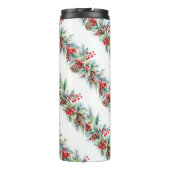 Rustic Watercolor Border Thermosbeker (Achterkant)