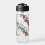 Rustic Watercolor Border Waterfles (Voorkant)