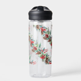 Rustic Watercolor Border Waterfles