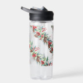 Rustic Watercolor Border Waterfles (Rechts)