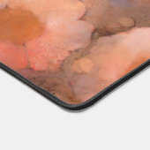 Rustic Watercolor Daisy Floral Pattern Bureaumat (Hoek)