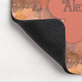 Rustic Watercolor Daisy Floral Pattern Muismat (Hoek)