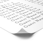 Rustic Watercolor Eucalyptus Greenery Wedding Poster (Hoek)